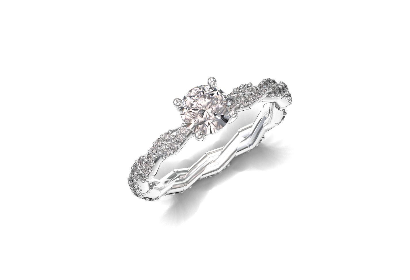 42#38_A Diamond Engagement Ring