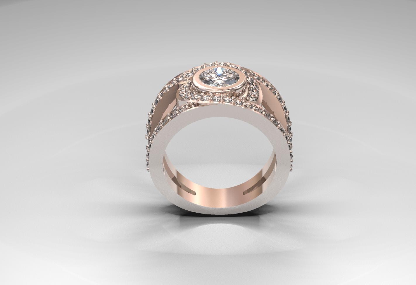 43#19_C Diamond Engagement Ring