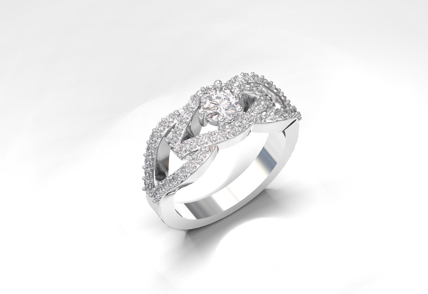 45#85_A Diamond Engagement Ring