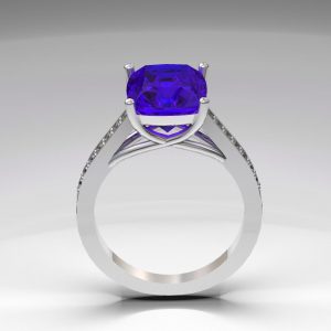 Amethyst Engagement Ring