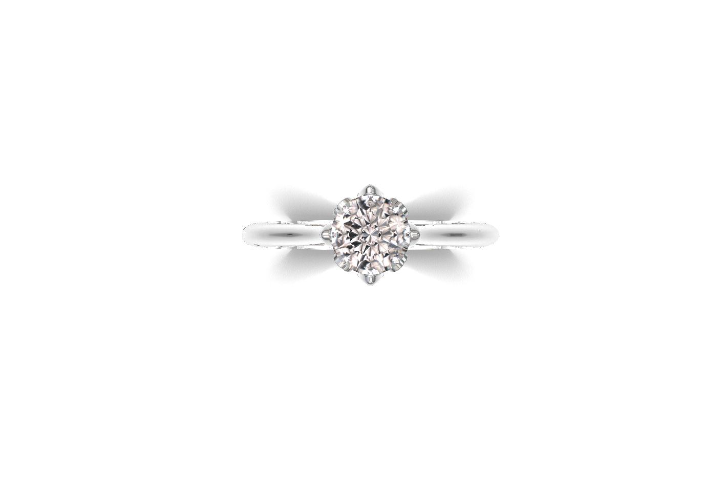 48#99_B Diamond Engagement Ring