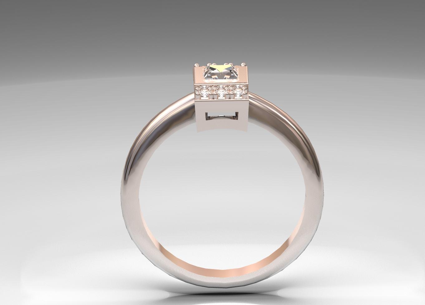 58#05_C Diamond Engagement Ring