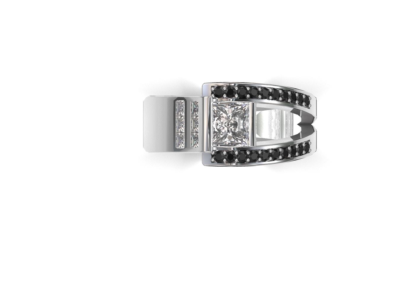 65#07_B Diamond Engagement Ring