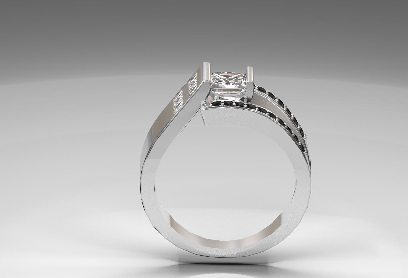 65#07_C Diamond Engagement Ring